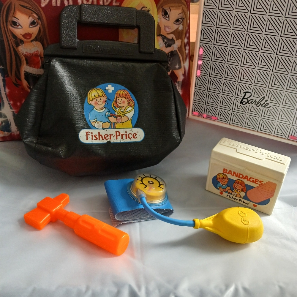 Fisher Price Childrens Doctor Kit 80's